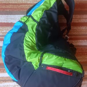 Supair Acro-Base 3 proto paragliding harness in new condition, displayed for sale on clean indoor surface.