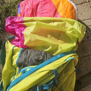 "BGD Dual 2 tandem paraglider for sale – size 42, EN B+, brand new unused wing, October 2025 manufacture, in North Macedonia"