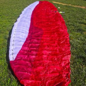 Brand new red Gin GTO 3 size S EN C 2-liner paraglider for sale in Zurich, unused with 0 hours