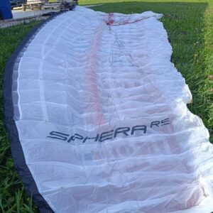 Swing Sphera RS EN-D 2-liner paraglider in flight, high performance used wing for XC and competition pilots